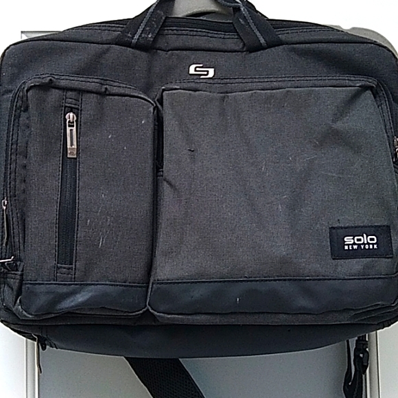 Solo New York Duane Hybid Briefcase Backpack - Picture 1 of 11